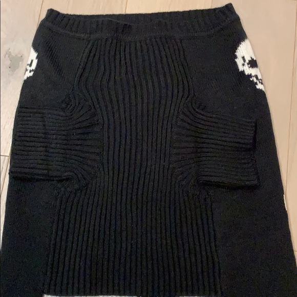 Skull Cashmere dog sweater - Picture 2 of 3